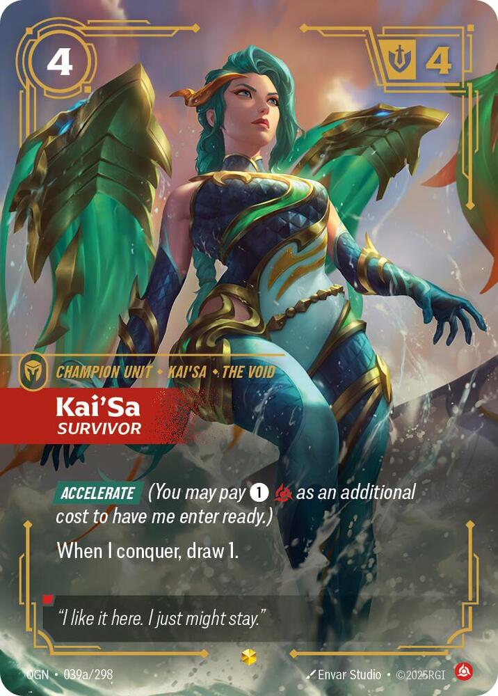 Kai'Sa - Survivor (Alternate Art) - Lightly Played