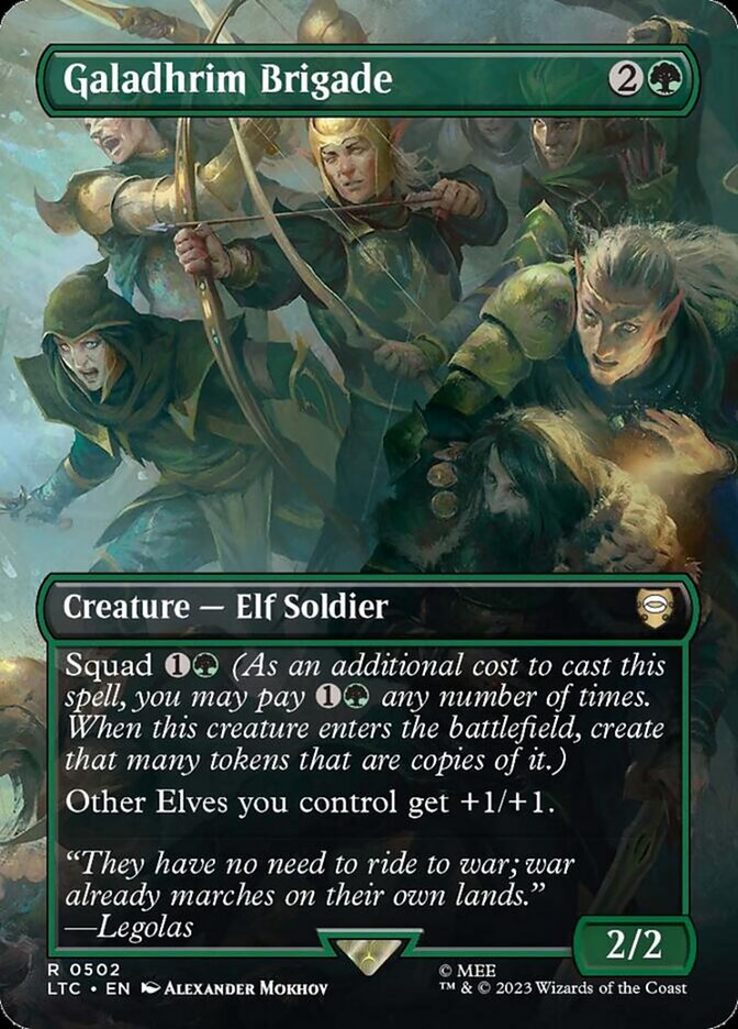 Galadhrim Brigade - Foil Lightly Played