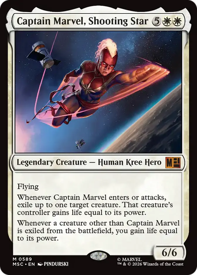Captain Marvel, Shooting Star - Lightly Played