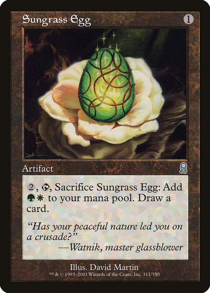 Sungrass Egg - Foil Lightly Played