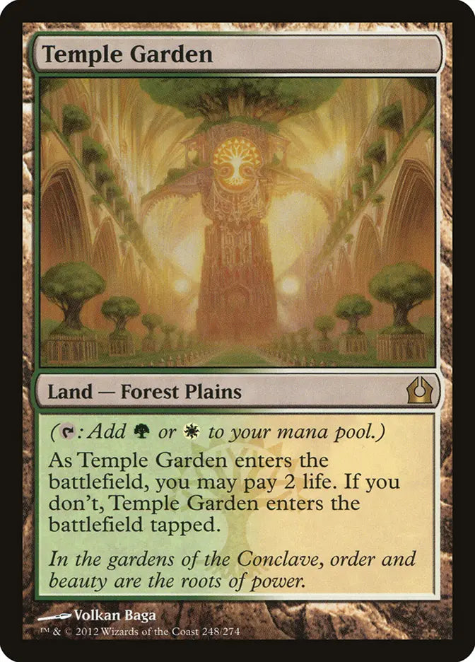 Temple Garden (RTR) - Lightly Played