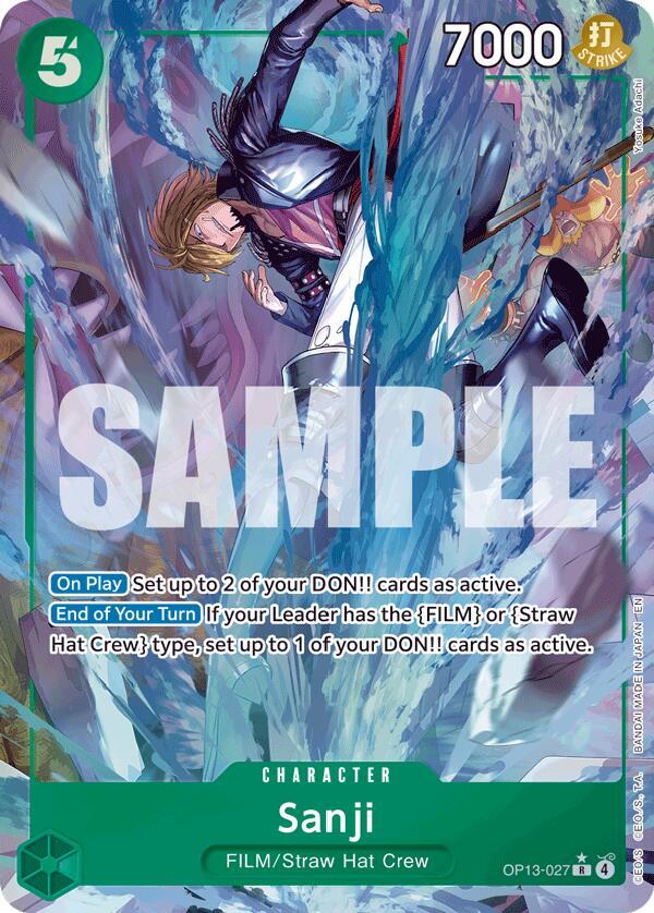 Sanji (Alternate Art) (OP13) - Lightly Played