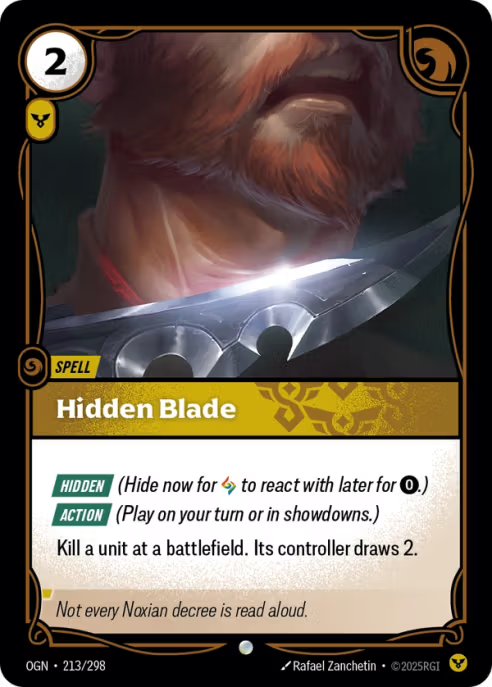Hidden Blade  OGN-213/298