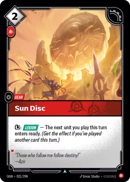 Sun Disc OGN-021/298