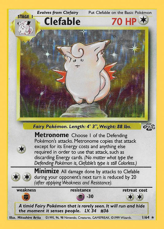 Clefable JU 1/64 - Moderately Played
