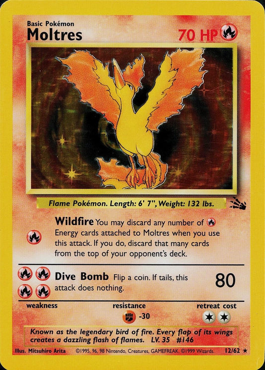 Moltres FO 12/62 - Lightly Played