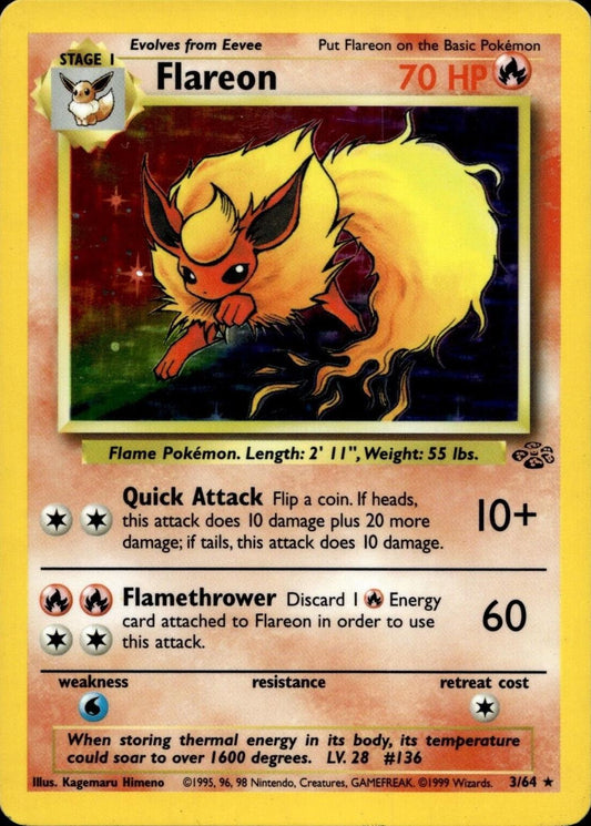 Flareon JU 3/64 - Moderately Played