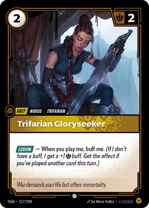 Trifarian Gloryseeker  OGN-217/298