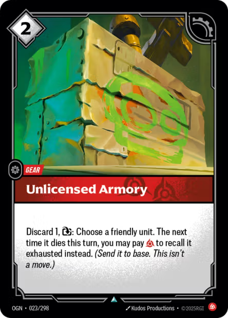 Unlicensed Armory OGN-023/298