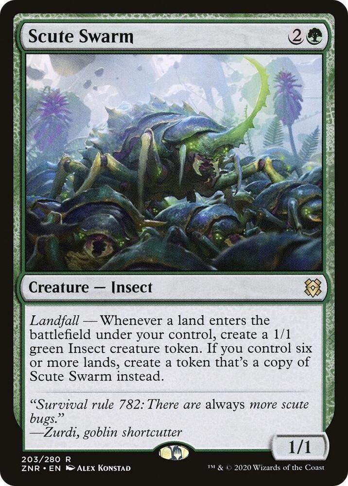 Scute Swarm - Zendikar Rising (ZNR) - Lightly Played