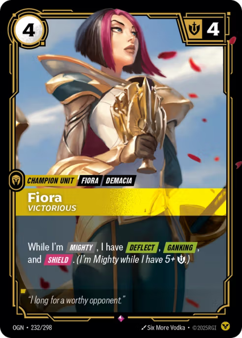 Fiora, Victorious  OGN-232/298