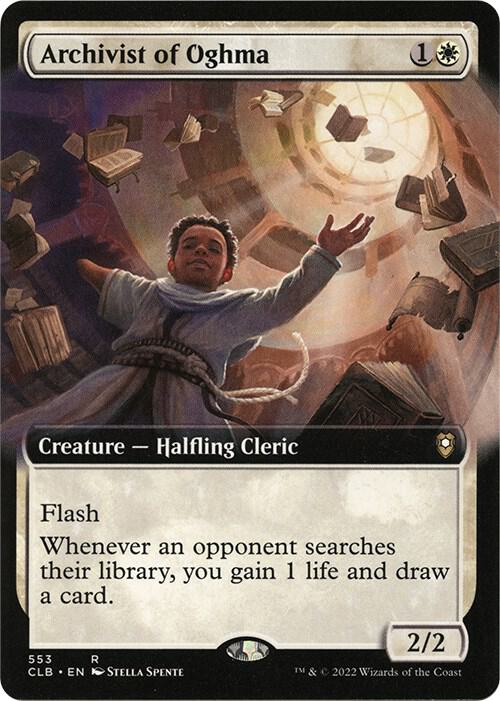 Archivist of Oghma (Extended Art) - Lightly Played