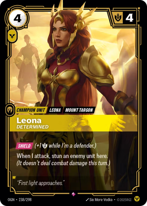 Leona, Determined  OGN-238/298