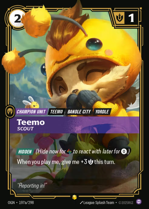 Teemo, Scout  OGN-197a/298