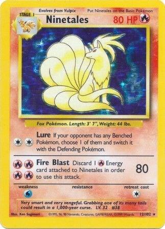 Ninetales  BS 12/102 - Damaged