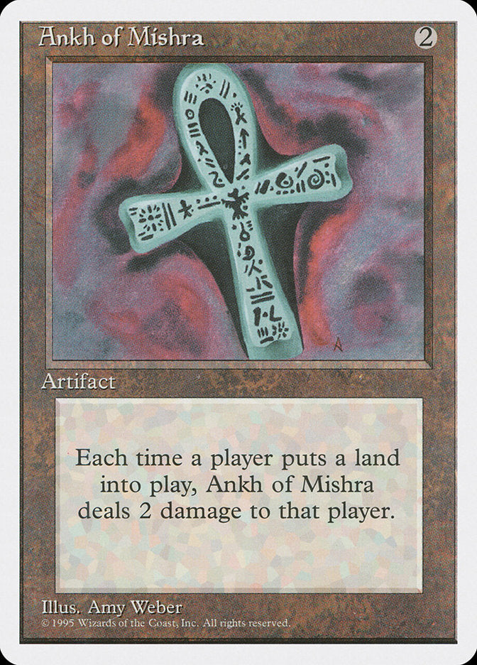 Ankh of Mishra (Fourth Edition) - Heavily Played