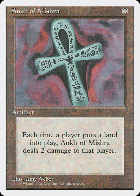 Ankh of Mishra (Fourth Edition) - Heavily Played
