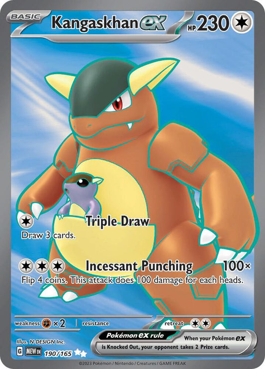 Kangaskhan ex  MEW 190/165