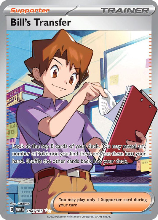 Bill's Transfer  MEW 194/165