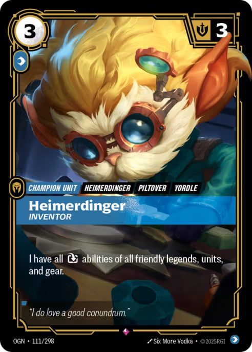 Heimerdinger, Inventor  OGN-111/298