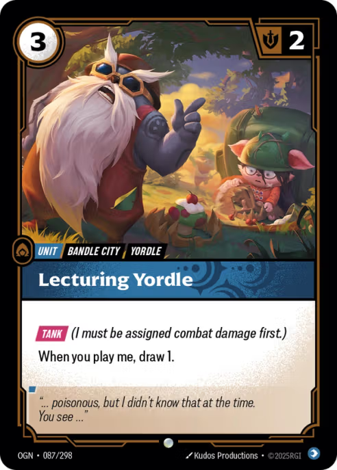 Lecturing Yordle  OGN-087/298