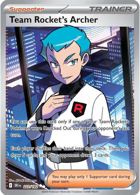 Team Rocket's Archer - 223/182 - Lightly Played