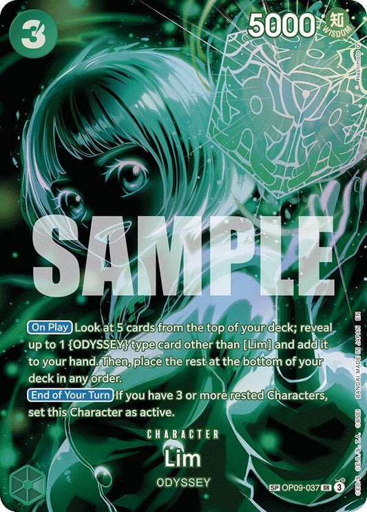 OP09-037 | SP CARD | CHARACTER Lim