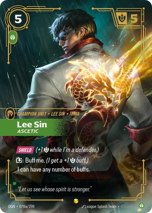 Lee Sin - Ascetic (Alternate Art) - Lightly Played