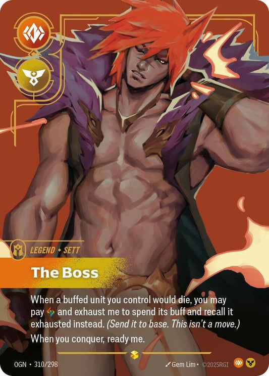 Sett The Boss OGN-310/298 (Overnumbered) - Lightly Played