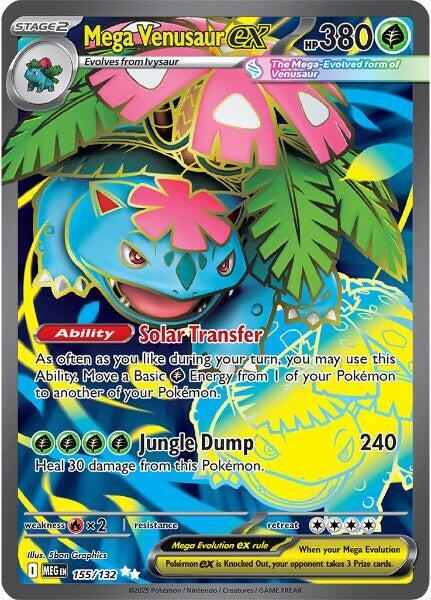 Mega Venusaur ex - 155/132 - Lightly Played