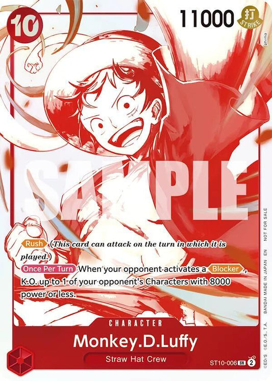 ST10-006 | SR | CHARACTER Monkey.D.Luffy