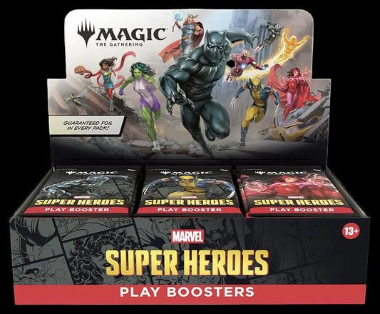 Marvel Super Heroes - Play Booster Display