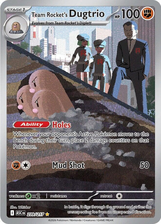 Team Rocket's Dugtrio ASC 239/217