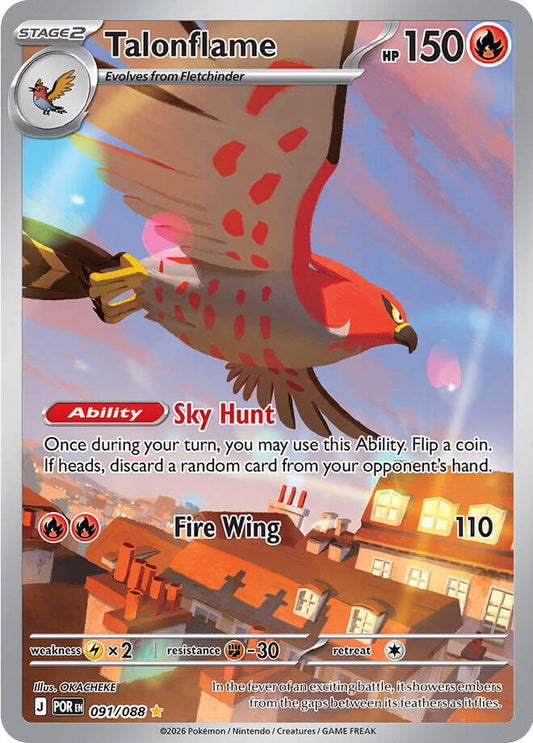 Talonflame - 091/088 - Lightly Played