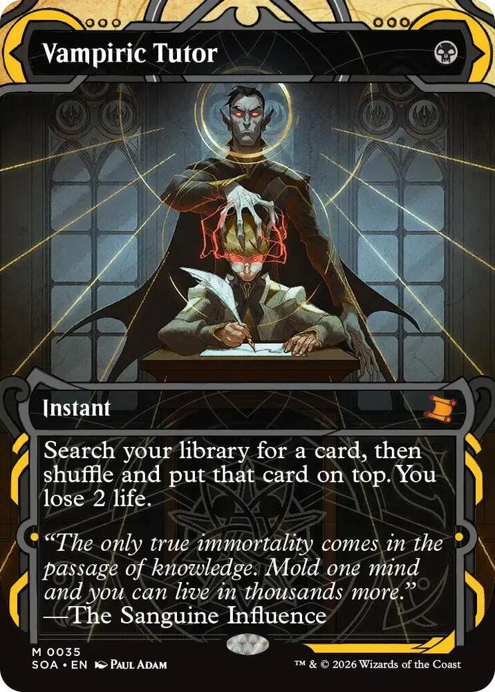 Vampiric Tutor (SOA) - Lightly Played