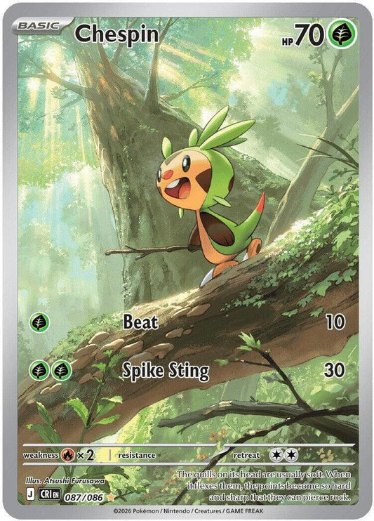 Chespin - 087/086 - Lightly Played