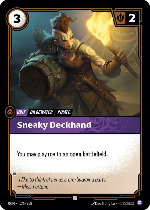 Sneaky Deckhand  OGN-176/298