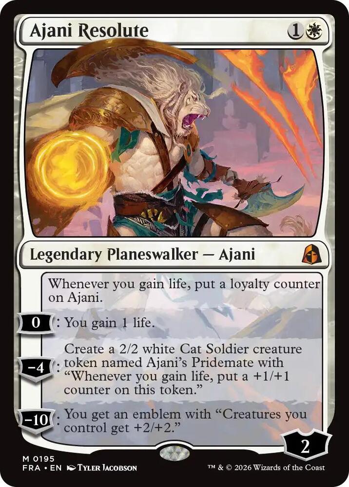Ajani Resolute (FRA) - Lightly Played