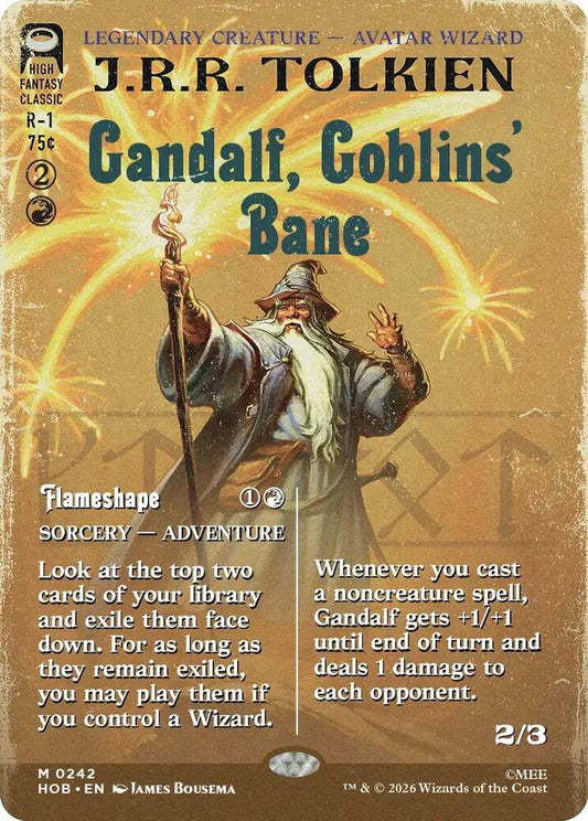 Gandalf, Goblins' Bane Borderless(HOB) - Lightly Played