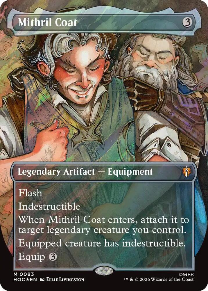 Mithril Coat (Borderless) (HOC) - Surge Foil Lightly Played