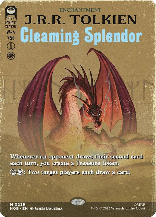 Gleaming Splendor borderless (HOB) - Lightly Played