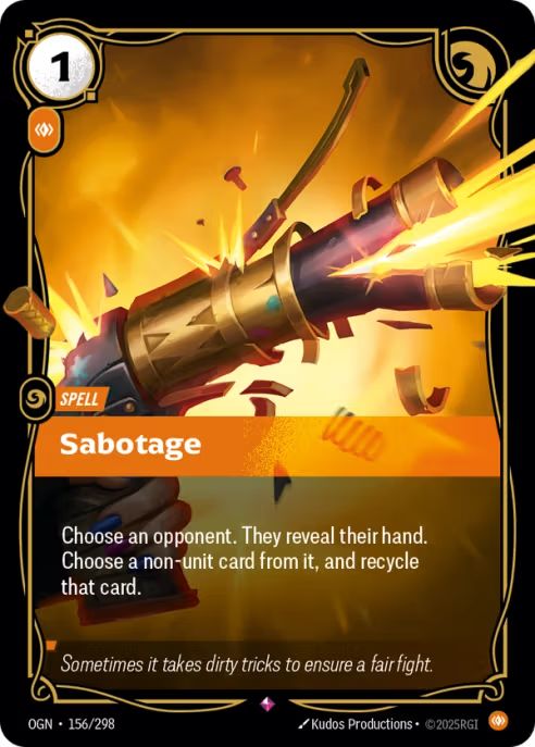 Sabotage  OGN-156/298