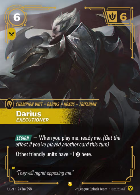 Darius, Executioner  OGN-243a/298