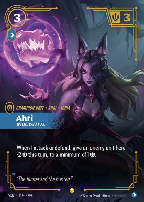 Ahri, Inquisitive  OGN-119a/298