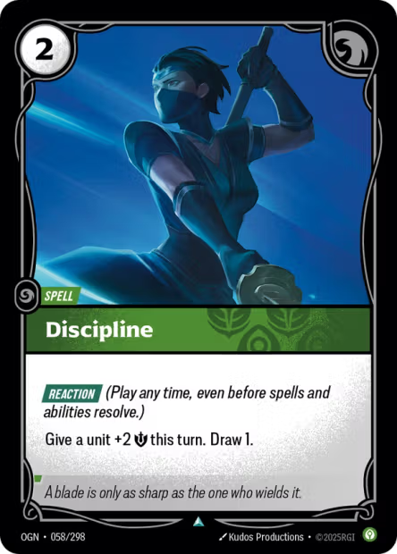 Discipline OGN-058/298