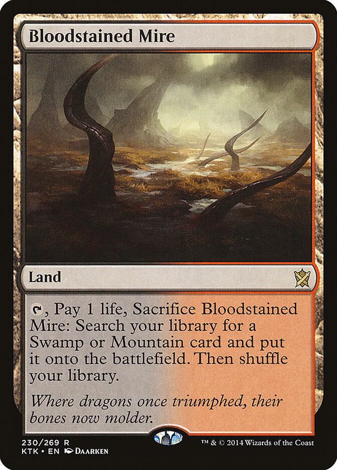 Bloodstained Mire (KTK)- Lightly Played