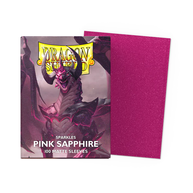 Dragon Shield Matte Sleeves: Sparkles Pink Sapphire