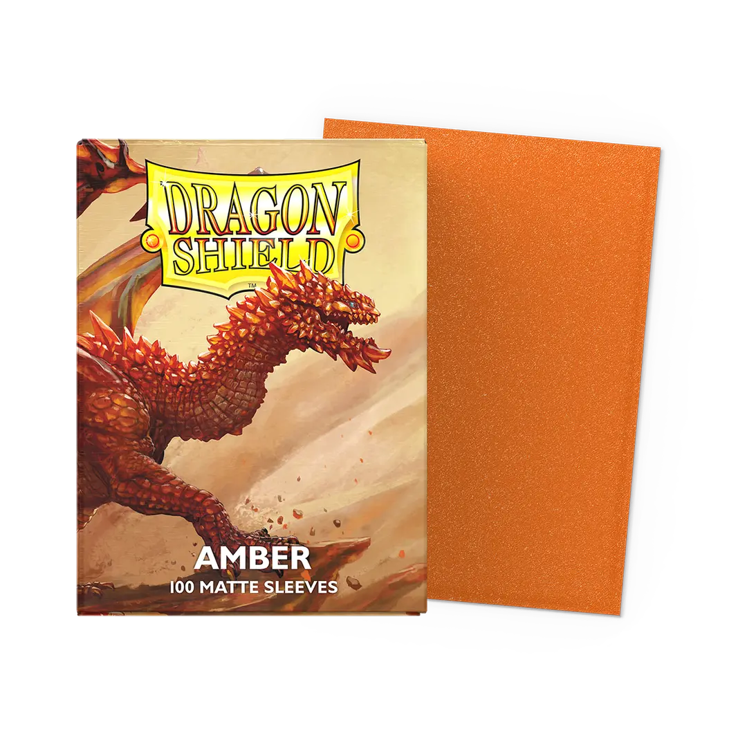 Dragon Shield Matte Sleeves: Amber