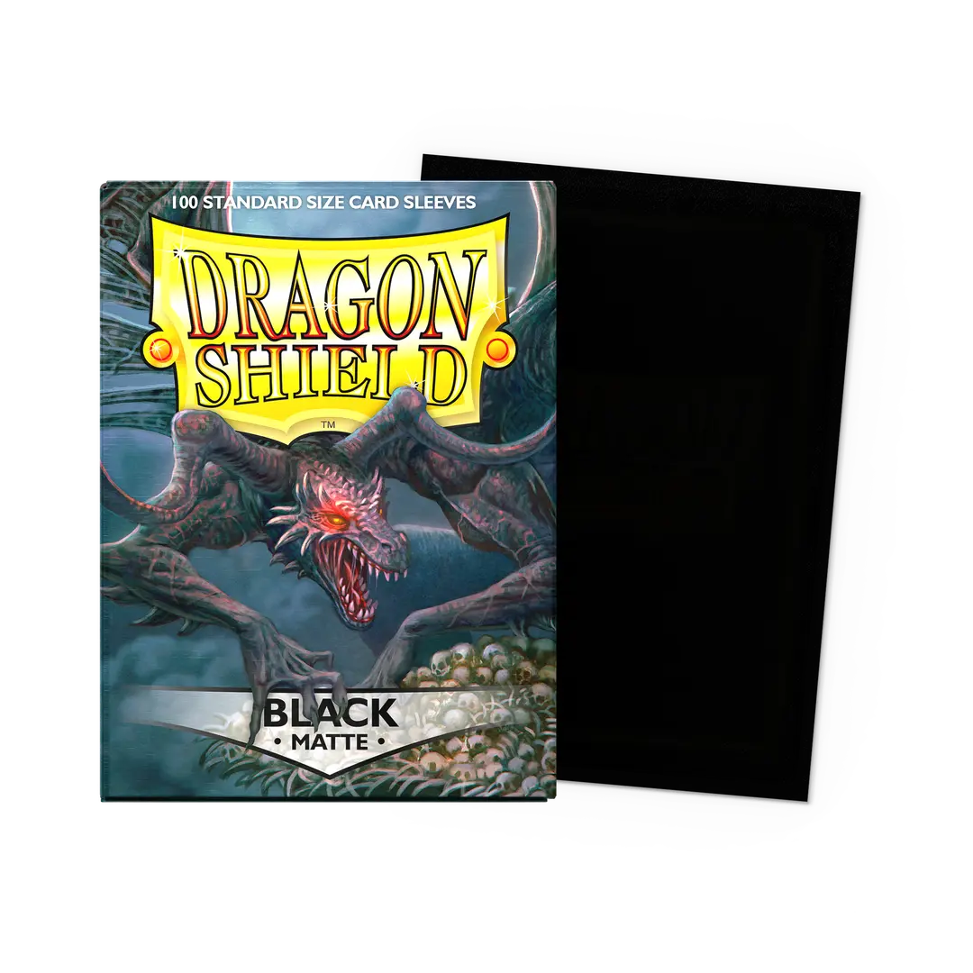 Dragon Shield Matte Sleeves: Black