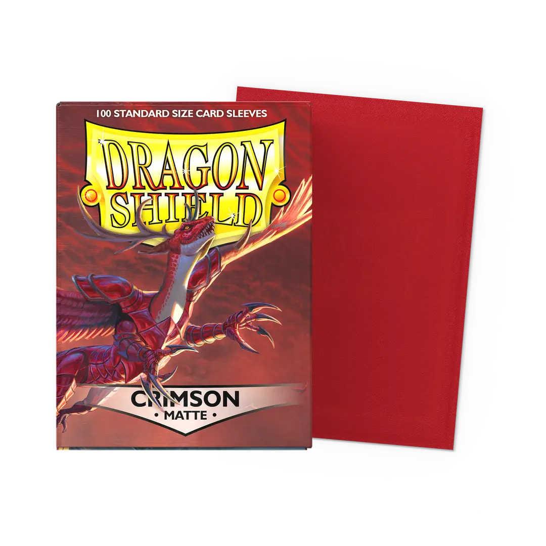 Dragon Shield Matte Sleeves: Crimson